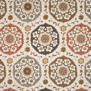 Tudor Rose Linen Spice by Kasmir Fabric