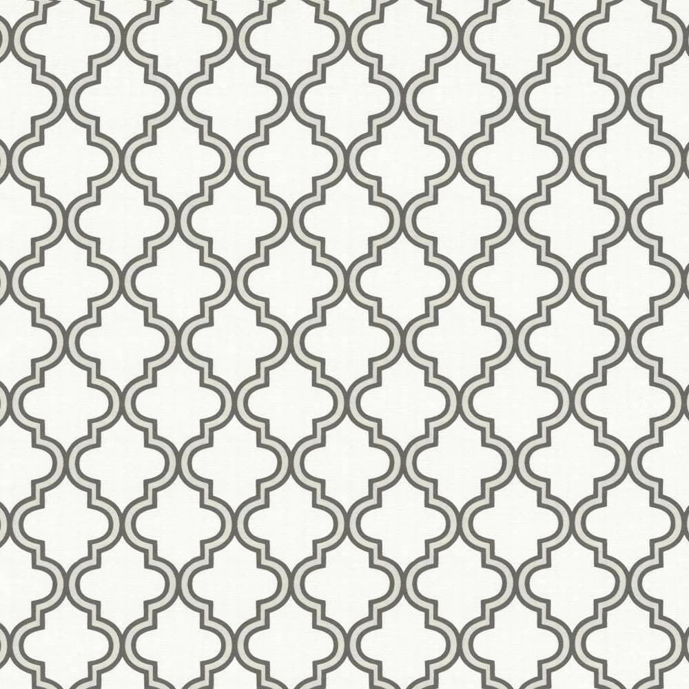 Tudor Sheer Silver by Kasmir Fabric 5012 CHINA Not Tested H: 5 5/8 inches, V:6 4/8 inches 58 - 59 - Fabric Carolina - Kasmir