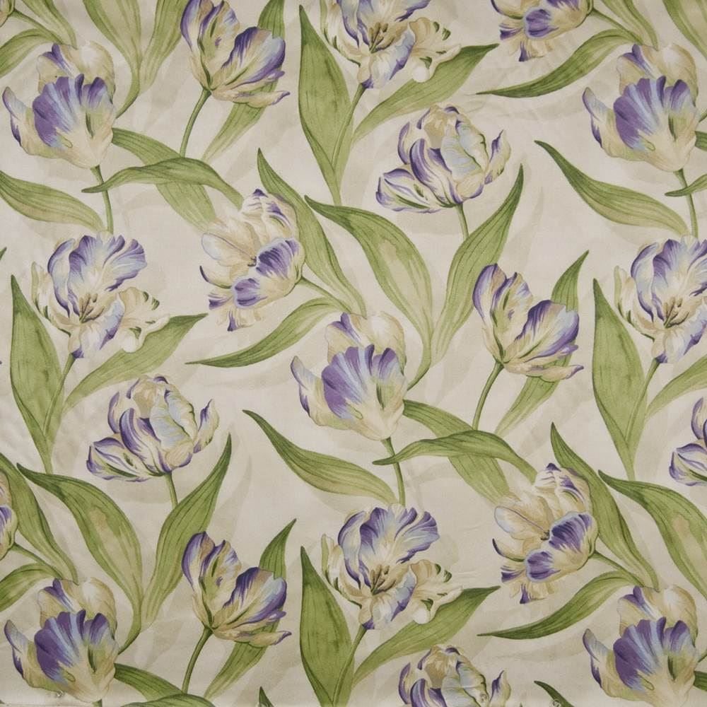 Tulip Time Grapevine by Kasmir Fabric 1387 100% Cotton
 PERU 42,000 Wyzenbeek Double Rubs Horizontal: 13 4/8 inches and Vertical: 25 2/8 inches 54 - Fabric Carolina -