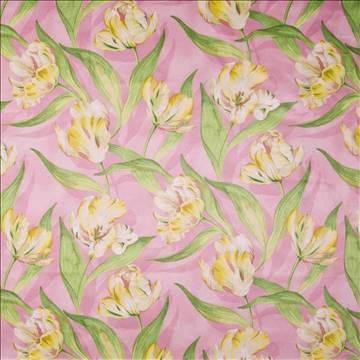 Tulip Time Sorbet by Kasmir Fabric 1387 100% Cotton PERU 42,000 Wyzenbeek Double Rubs H: 13 4/8 inches, V: 25 2/8 inches 54 - Fabric Carolina - Kasmir
