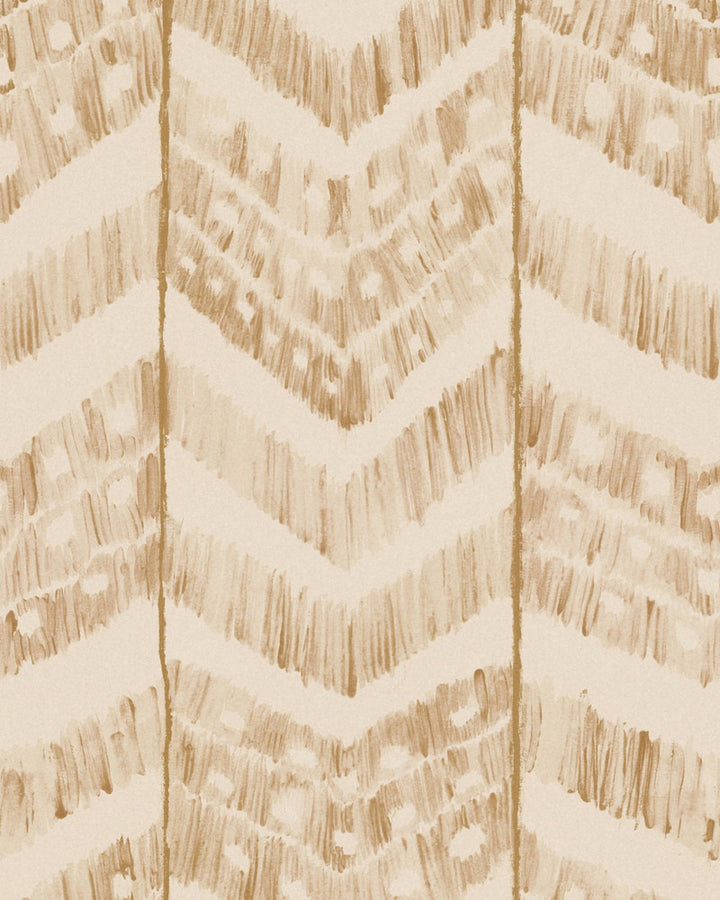 TURKISH IKAT Taupe Wallpaper (WP30056) by Mind The Gap | WP30056 | SUNDANCE VILLA | 1 roll x 20.5 x 393.7 in | 0.52m / 20.5in | 10m / 393.7in | 5.20mp | 70cm / 27.6in | Off White, Taupe | Satin Matte | Paste the wall | 1-roll in a box | Fabric Carolina | https://www.fabriccarolina.com/