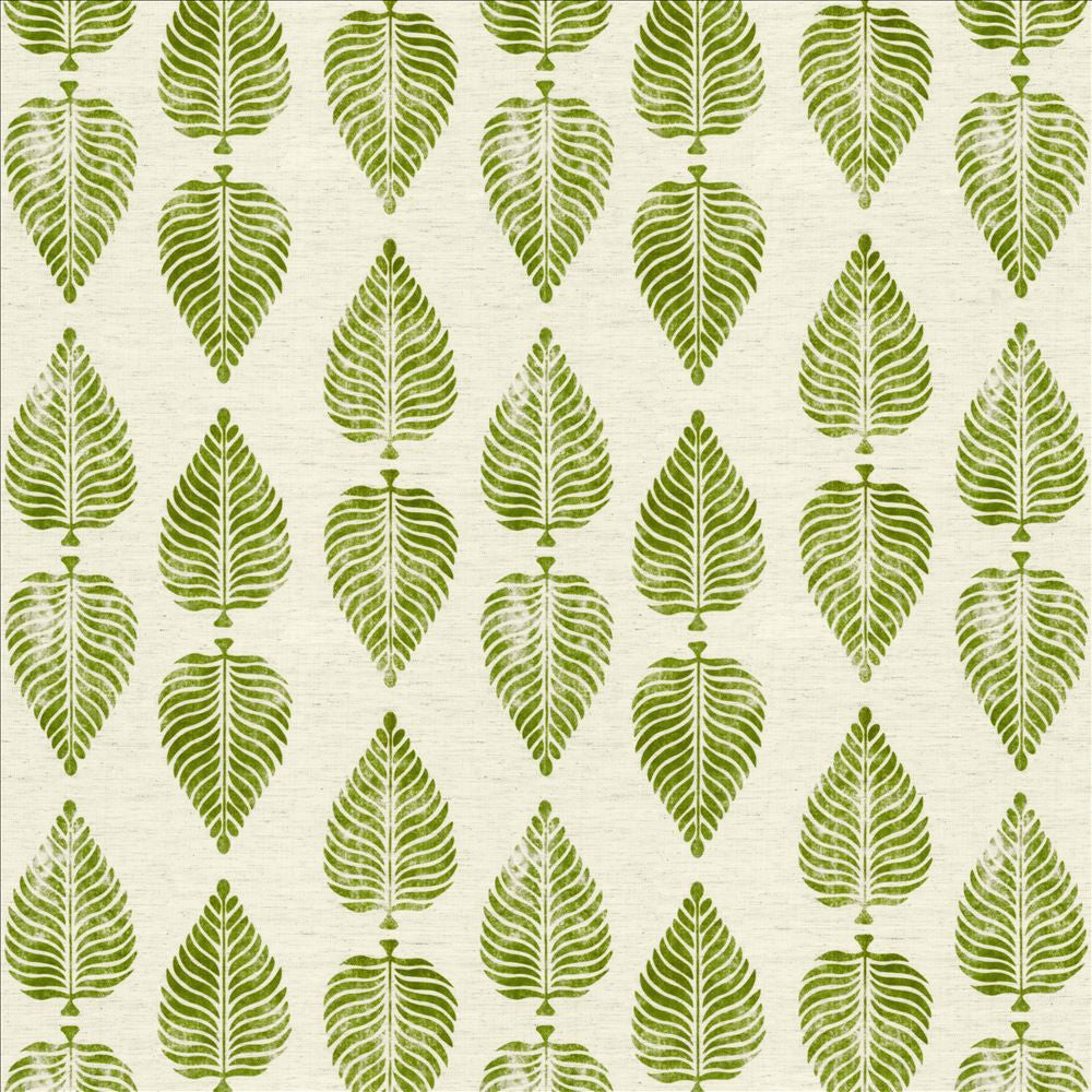 Turning Leaf Green by Kasmir Fabric 1455 97% Polyester
3% Linen
 CHINA 30,000 Wyzenbeek Double Rubs </p><p>Repeat: Horizontal: 13 4/8 inches and Vertical: 12 4/8 inches 54 - Fabric Carolina -