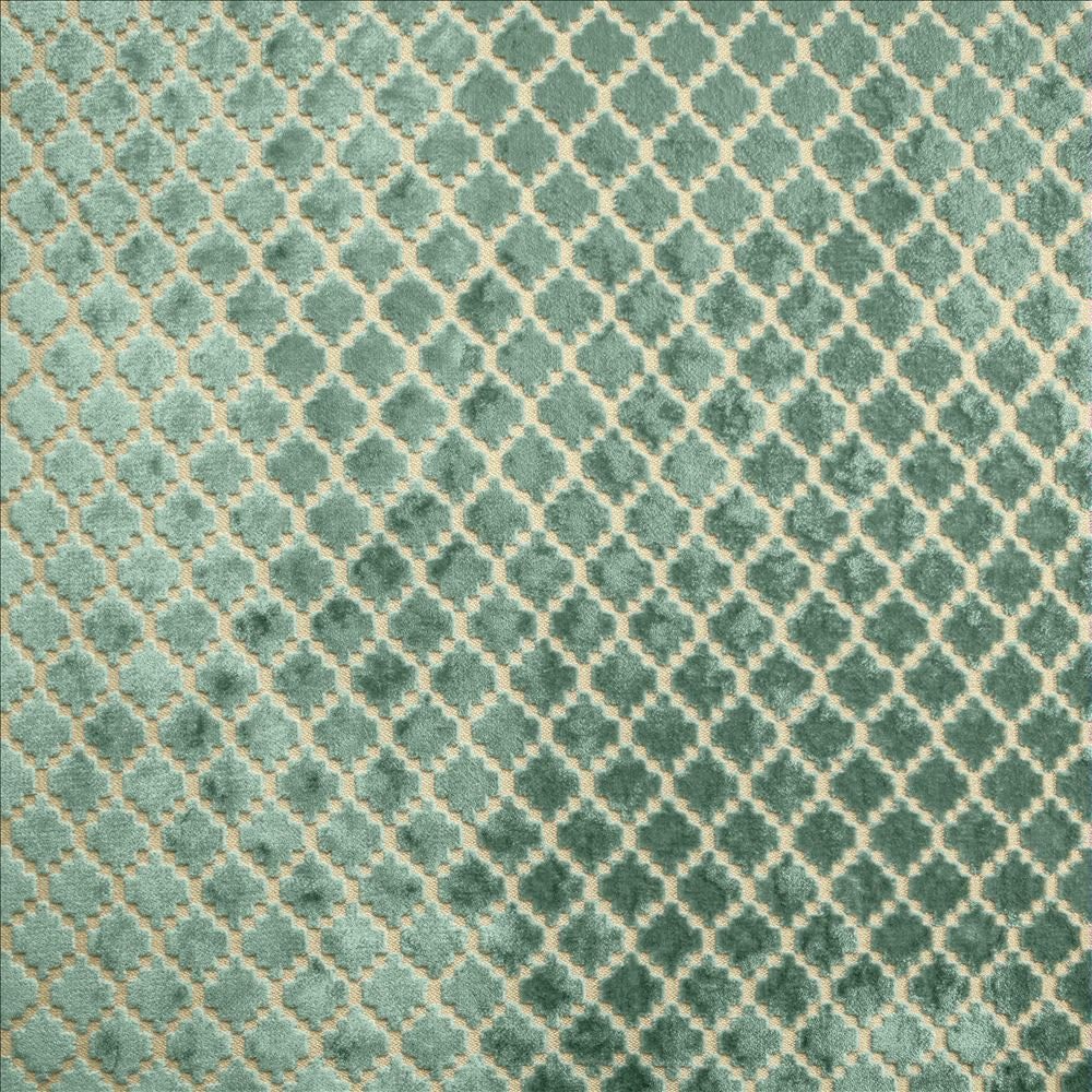 Turnpike Spa by Kasmir Fabric 5145 57% Viscose
43% Polyester
 CHINA </p><p>Repeat: Horizontal: 1 2/8 inches and Vertical: 1 5/8 inches 55 - Fabric Carolina -