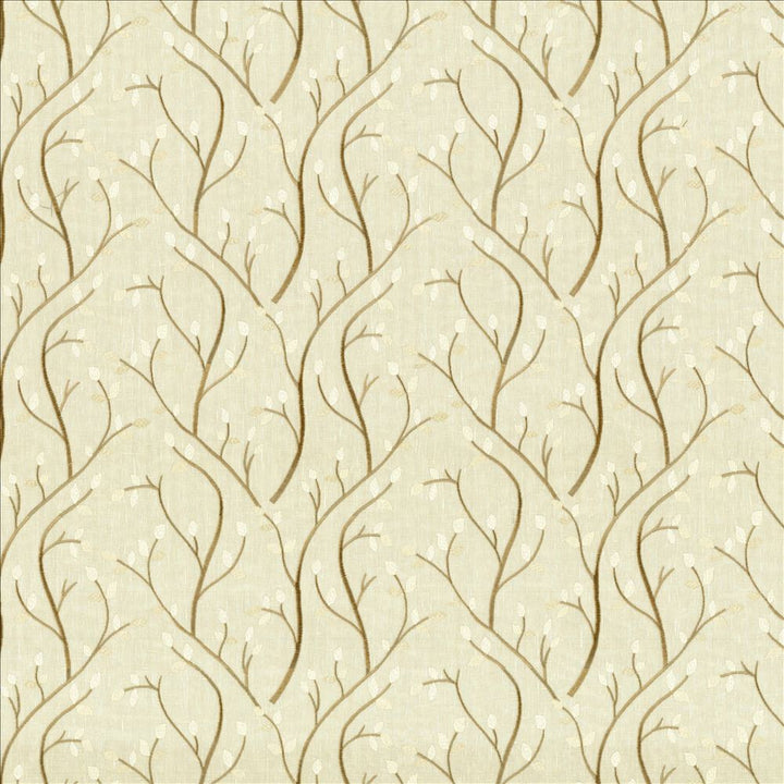 Tuscan Vine Champagne  by Kasmir Fabric See sample 54% Linen
32% Cotton
14% Polyester
Embroidery
100% Viscose
 INDIA Not Tested </p><p>Repeat: Horizontal: 13 2/8 inches and Vertical: 9 inches 55  - Fabric Carolina -