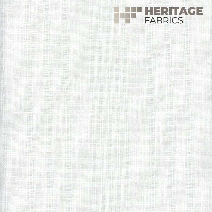 Tuscana White by Heritage Fabric - 100% Polyester India Horizontal: 5" and Vertical: N/A 54" - Fabric Carolina -