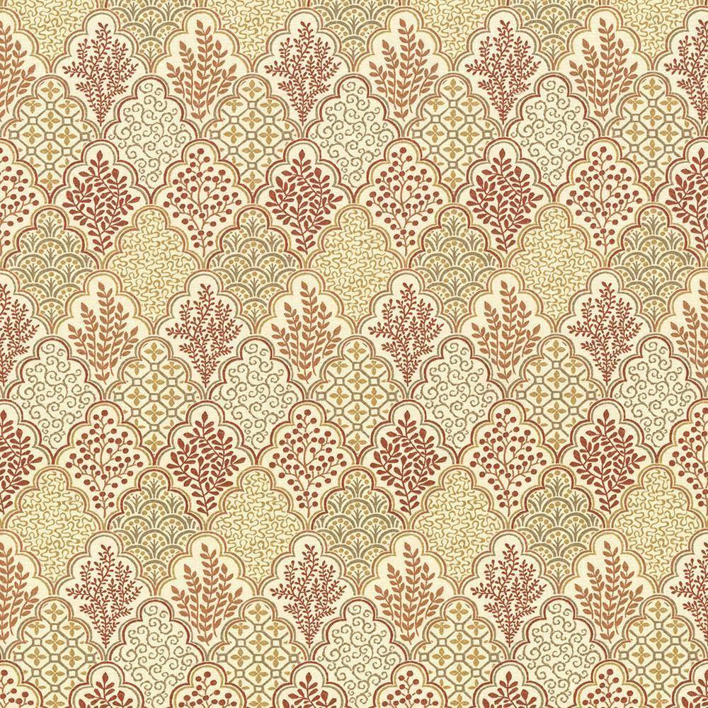 Tweet Paprika by Kasmir Fabric 1417 CHINA 15,000 Wyzenbeek Double Rubs H: 9 inches, V:24 inches 54 - Fabric Carolina - Kasmir