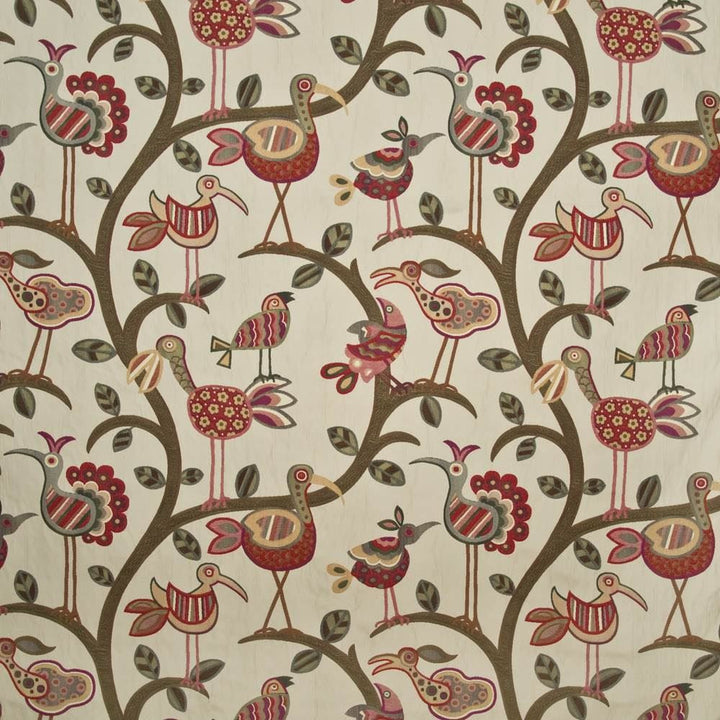 Tweet Tweet Sunrise by Kasmir Fabric 1397 59% Rayon
41% Polyester
 CHINA 30,000 Wyzenbeek Double Rubs </p><p>Repeat: Horizontal: 28 4/8 inches and Vertical: 27 inches 58 - Fabric Carolina -