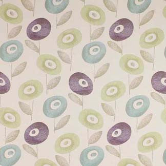Tweetledoo Green 7270911000 by Carole Fabric Exclusive Mint Julep 53% Viscose, 47% Polyester Turkey H: 17 2/6"V, 13 3/4"H  54" Minimum (See sample for specifics) - Fabric Carolina - Carole Exclusive