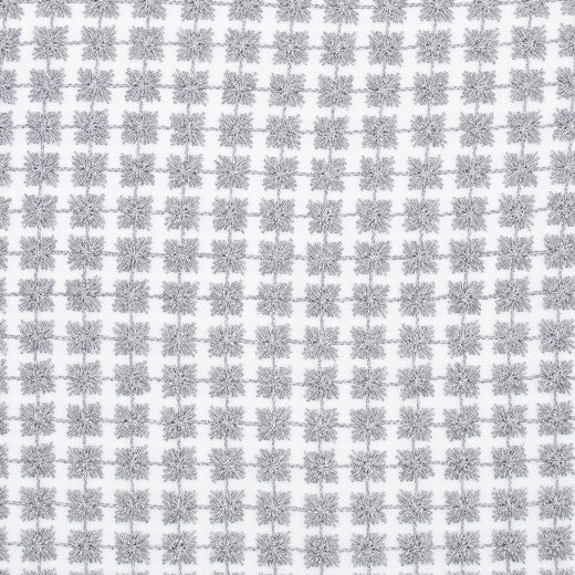 Twinkle - Silver by Europatex Fabric Twinkle 100% Polyester China See Sample Horizontal: N/A and Vertical: N/A 110.00 inches  - Fabric Carolina -