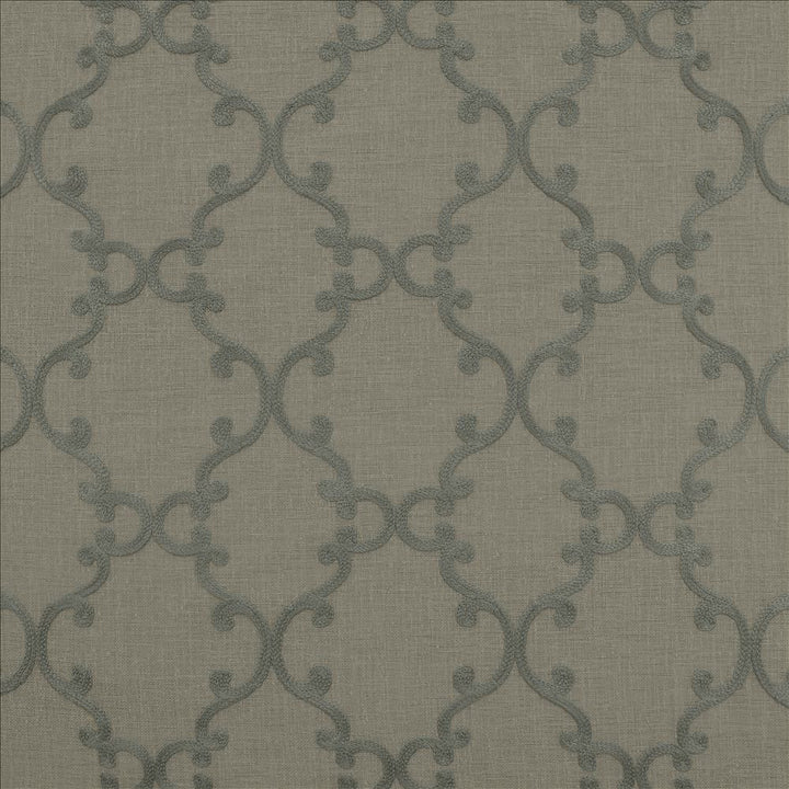 Twirl Silver by Kasmir Fabric 5108 100% Polyester
 CHINA </p><p>Repeat: Horizontal: 6 inches and Vertical: 6 inches 56 - 60 - Fabric Carolina -