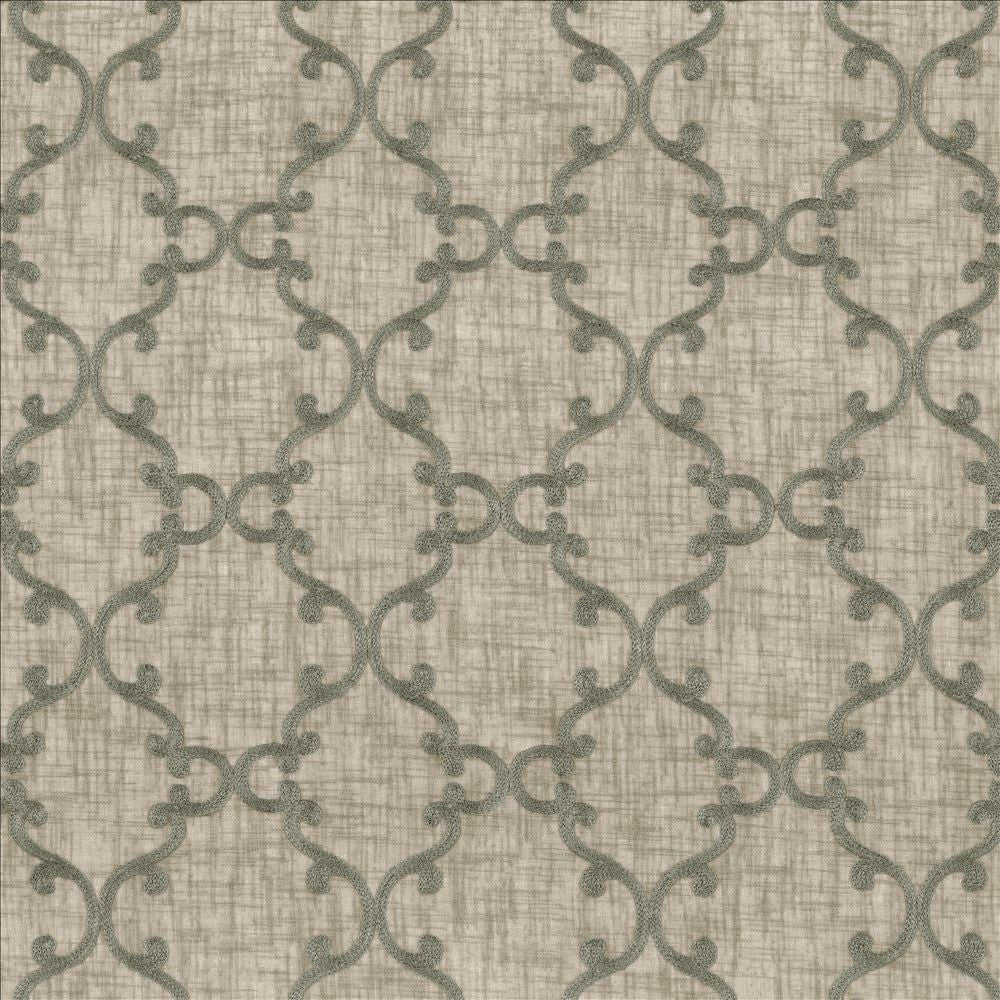 Twirl Silver by Kasmir Fabric 5108 100% Polyester
 CHINA </p><p>Repeat: Horizontal: 6 inches and Vertical: 6 inches 56 - 60 - Fabric Carolina -