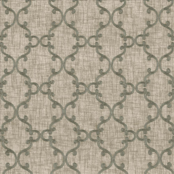 Twirl Silver by Kasmir Fabric 5108 100% Polyester
 CHINA </p><p>Repeat: Horizontal: 6 inches and Vertical: 6 inches 56 - 60 - Fabric Carolina -