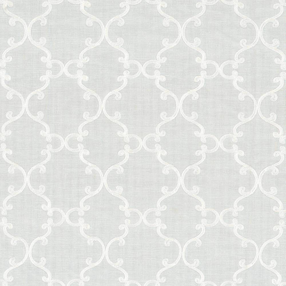 Twirl White by Kasmir Fabric 5108 CHINA Not Tested H: 6 inches, V:6 inches 58 - 60 - Fabric Carolina - Kasmir