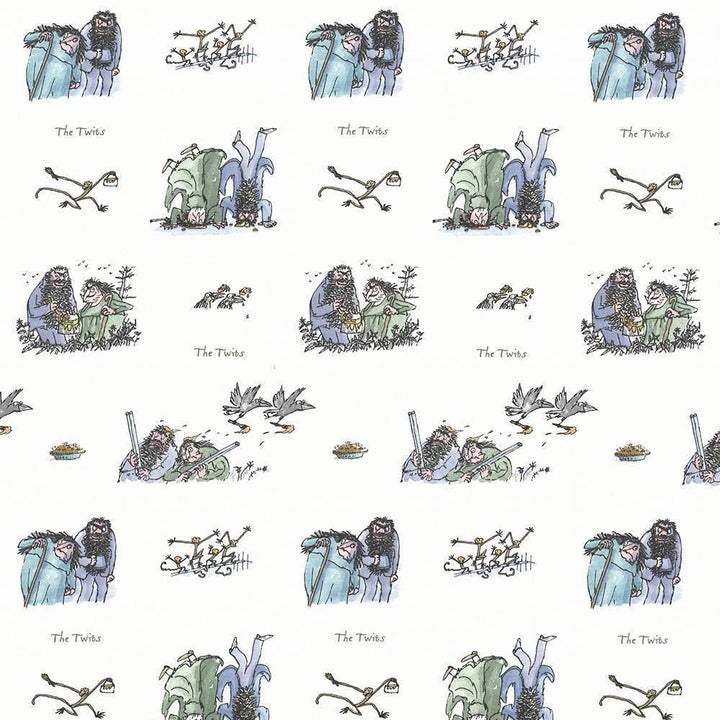 Twits Roly Poly Blue by Kasmir Fabric 1445 TURKEY Not Tested H: 13 4/8 inches, V:25 2/8 inches 55 - Fabric Carolina - Kasmir