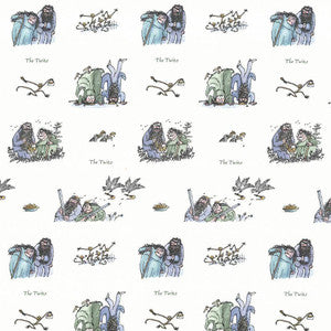 Twits Roly Poly Blue by Kasmir Fabric