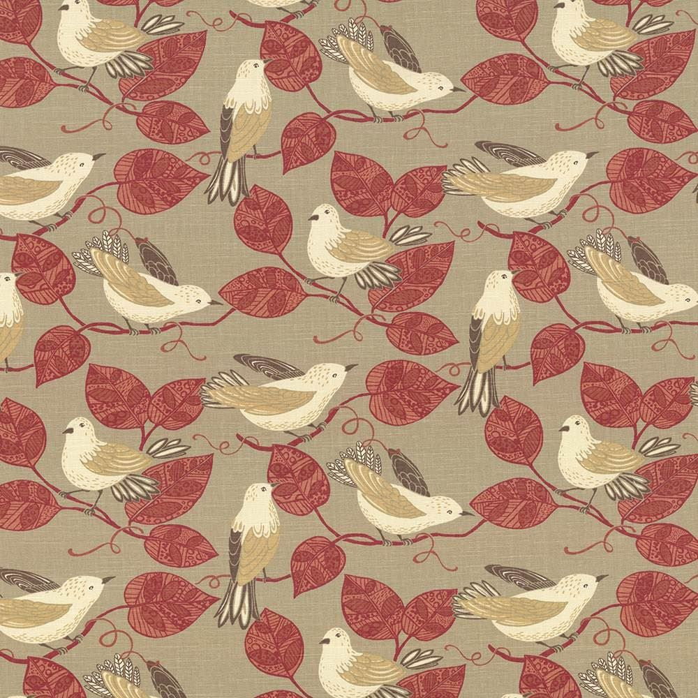 Twitter Paprika by Kasmir Fabric 1417 55% Linen 45% Cotton CHINA 15,000 Wyzenbeek Double Rubs Horizontal: 27 inches and Vertical: 24 inches 54 - Fabric Carolina -