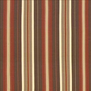 Twitter Stripe Paprika by Kasmir Fabric 1417 55% Linen 45% Cotton CHINA 15,000 Wyzenbeek Double Rubs H: 13 6/8 inches, V: N/A 54 - Fabric Carolina - Kasmir