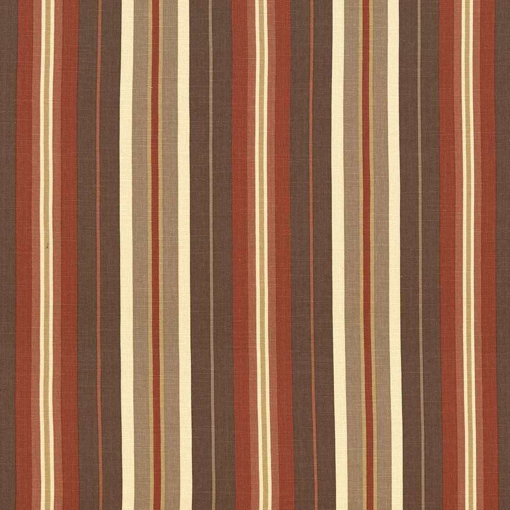 Twitter Stripe Paprika by Kasmir Fabric 1417 55% Linen 45% Cotton CHINA 15,000 Wyzenbeek Double Rubs Horizontal: 13 6/8 inches and Vertical: 0 Inches 54 - Fabric Carolina -