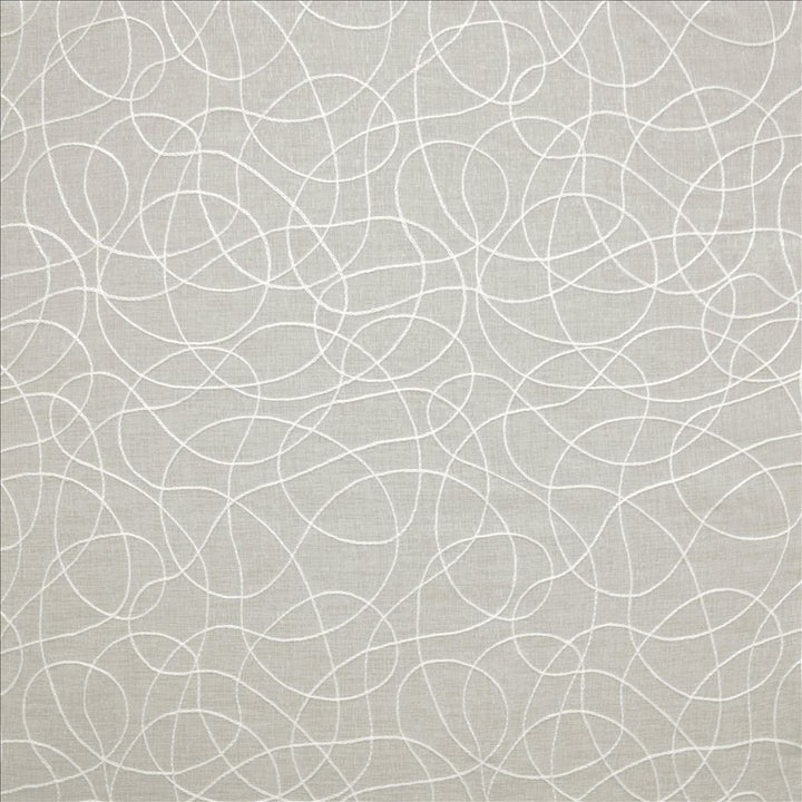 Tyro White by Kasmir Fabric 5157 100% Polyester CHINA Not Tested Horizontal: 11 4/8 inches and Vertical: 9 inches 118 - Fabric Carolina -