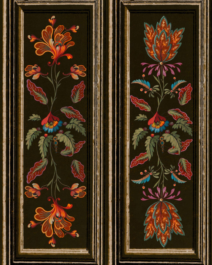 Mind The Gap Wallpaper TYROLEAN PANEL Black Wallpaper (WP20700) | WP20700 | TYROL APRES-SKI HOME COLLECTION | 3 rolls x 20.5 x 118.1 in | 0.52m / 20.5in | 3m / 118in | 4.65mp | 72cm / 28.4in | Black, Blue, Green, Red | Textured Matte | Paste the wall | 3-rolls in a box | Fabric Carolina | https://www.fabriccarolina.com/