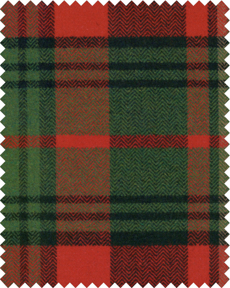 TYROLEAN PLAID Woven Fabric (FB00115) by Mind The Gap | FB00115 | TYROL APRES-SKI HOME COLLECTION | Black, Green, Red | Fabric Carolina | https://www.fabriccarolina.com/