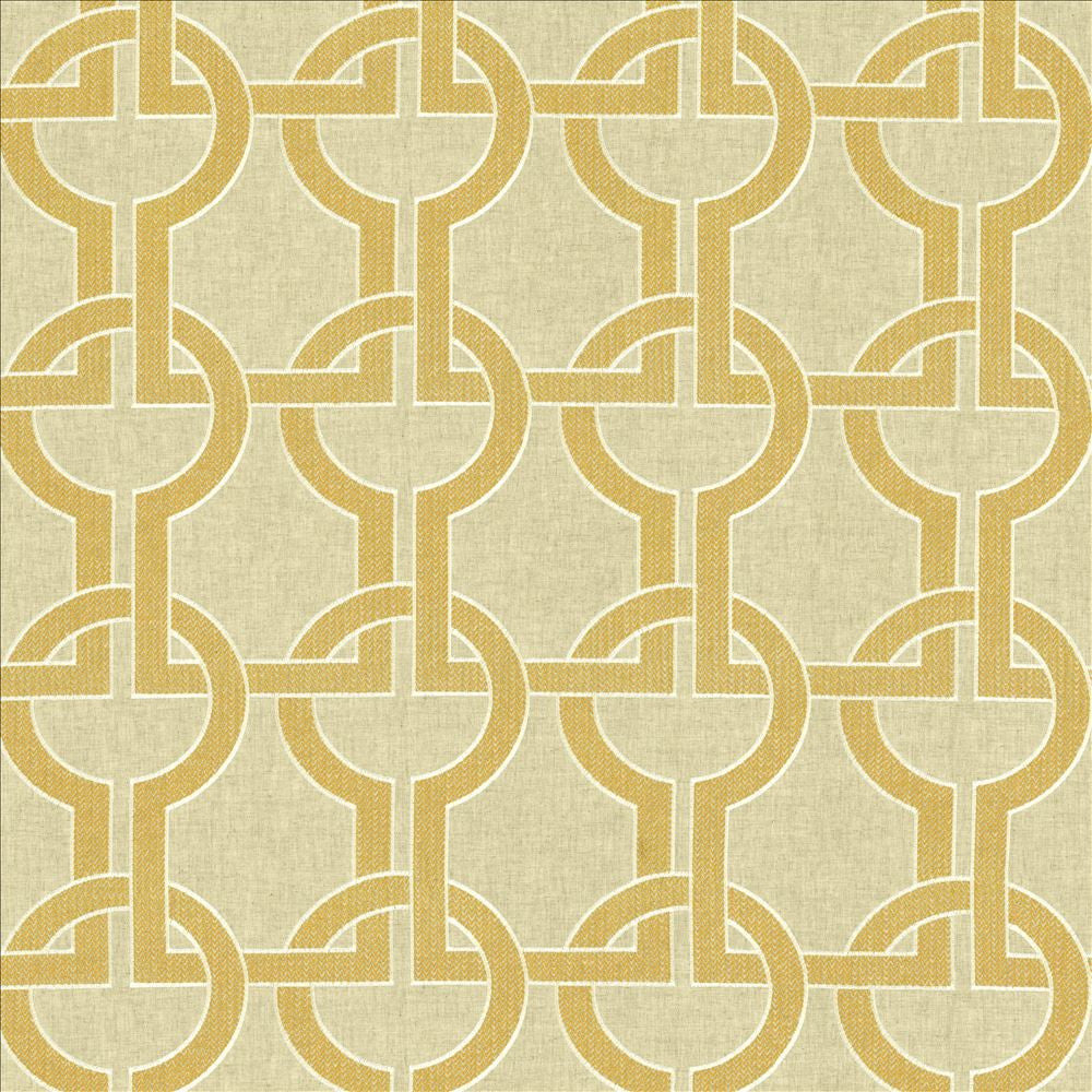 Union Station Gold by Kasmir Fabric 1450 70% Polyester
30% Linen
 INDIA 51,000 Wyzenbeek Double Rubs </p><p>Repeat: Horizontal: 8 6/8 inches and Vertical: 9 1/8 inches 54 - Fabric Carolina -