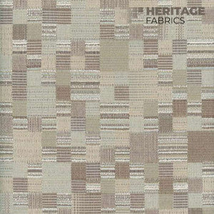 Union Square Mint Grey By Roth & Tompkins Fabric