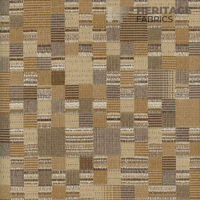 Union Square Toffee by Heritage Fabric - 100% Polyester Turkey 15,000 Horizontal: 13.5" and Vertical: 14" 54" - Fabric Carolina -
