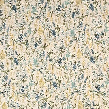 Mini Bouquet Azure by Carole Designer Fabric