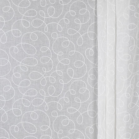 Sense Of Fun White by Carole Designer Fabric