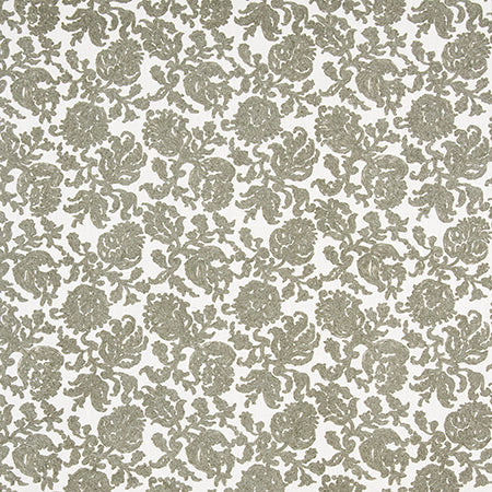 Delicate Flower Olive by Carole Designer Fabric