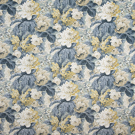 Dream Garden Bluestar by Carole Designer Fabric