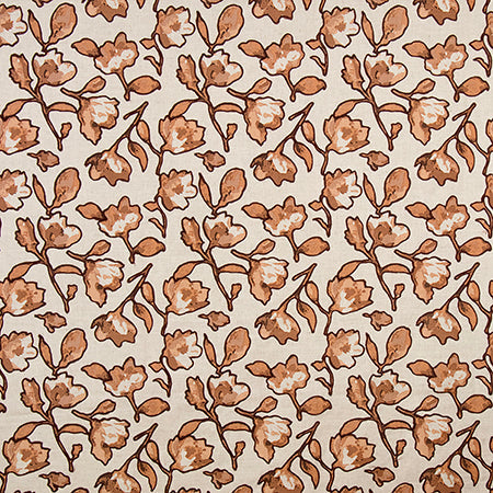 Enduring Beauty Rust by Carole Designer Fabric