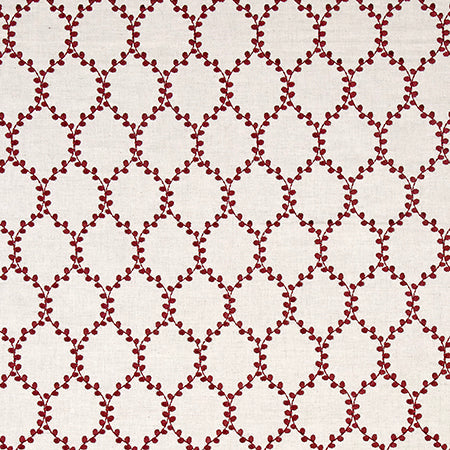 Out And About Burgundy by Carole Designer Fabric