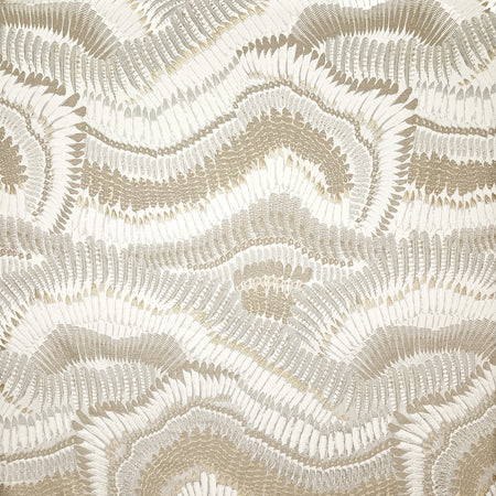 Wingspan White Gold by Carole Designer Fabric