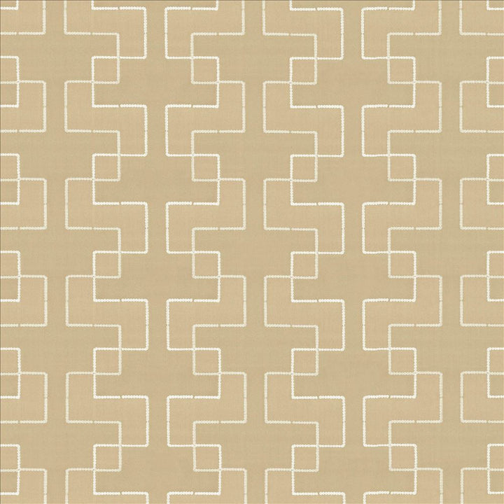 Urbanite Champagne by Kasmir Fabric 5110 100% Polyester INDIA Not Tested Horizontal: 9 4/8 inches and Vertical: 5 inches 55 - 56 - Fabric Carolina -