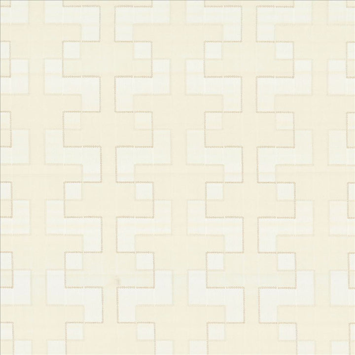 Urbanite Off White by Kasmir Fabric 5110 100% Polyester
 INDIA Not Tested </p><p>Repeat: Horizontal: 9 4/8 inches and Vertical: 5 inches 55 - Fabric Carolina -