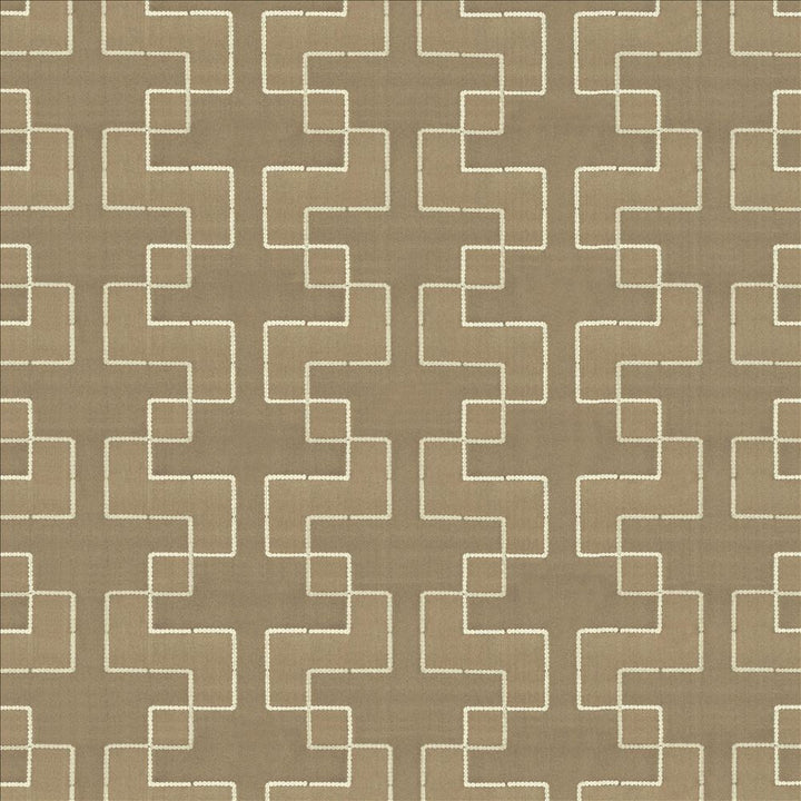 Urbanite Taupe  by Kasmir Fabric See sample 100% Polyester
 INDIA Not Tested </p><p>Repeat: Horizontal: 9 4/8 inches and Vertical: 5 inches 55  - Fabric Carolina -