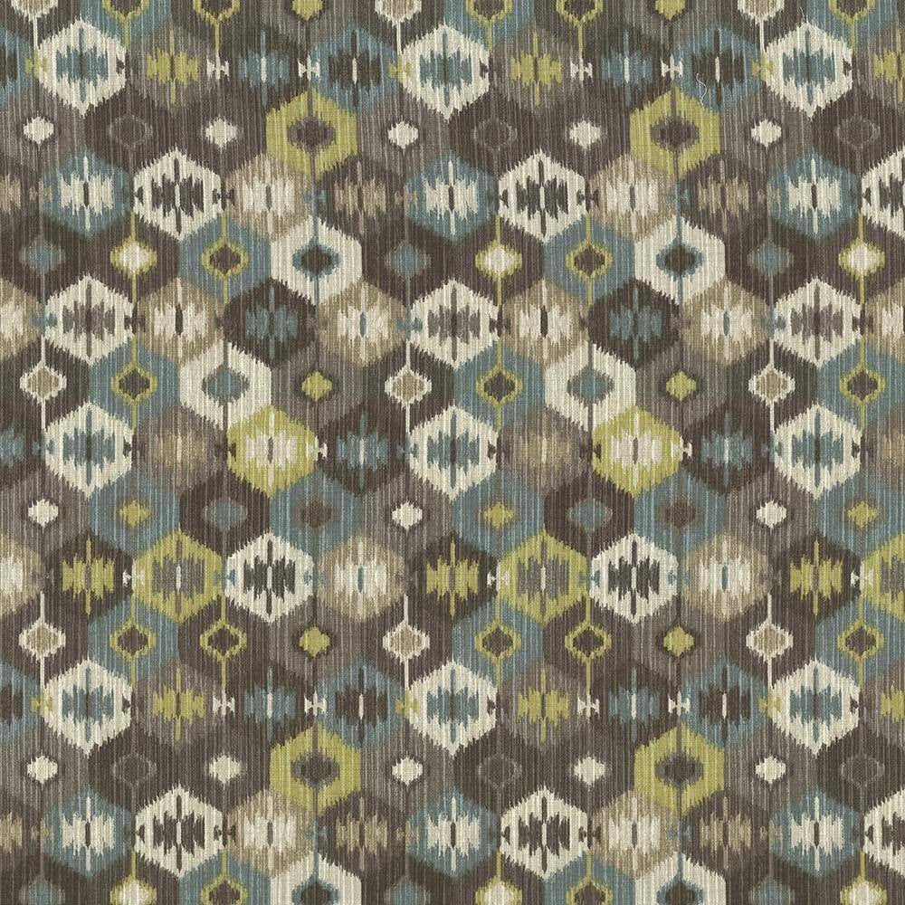 Valdez Ikat Rock Harbor by Kasmir Fabric 1442 INDONESIA 15,000 Wyzenbeek Double Rubs H: 13 4/8 inches, V:25 inches 54 - 55 - Fabric Carolina - Kasmir