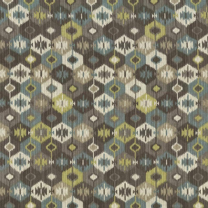 Valdez Ikat Rock Harbor by Kasmir Fabric 1442 INDONESIA 15,000 Wyzenbeek Double Rubs H: 13 4/8 inches, V:25 inches 54 - 55 - Fabric Carolina - Kasmir