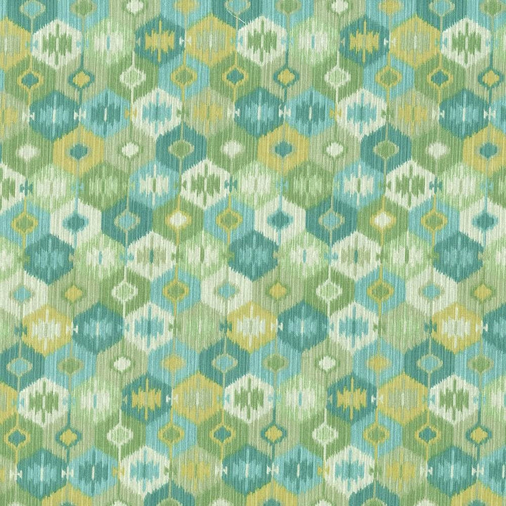 Valdez Ikat Spring Rain by Kasmir Fabric 1442 100% Cotton INDONESIA 15,000 Wyzenbeek Double Rubs Horizontal: 13 4/8 inches and Vertical: 25 inches 54 - 55 - Fabric Carolina -