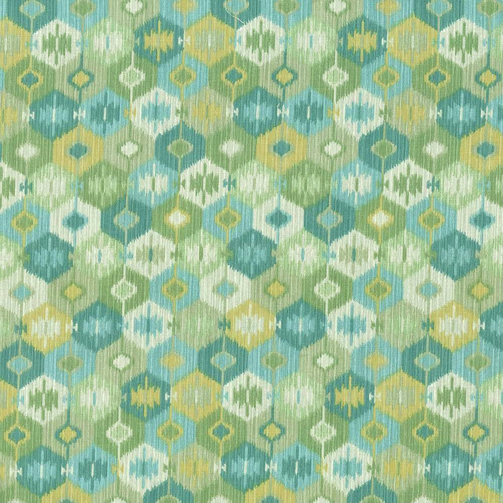 Valdez Ikat Spring Rain by Kasmir Fabric 1442 INDONESIA 15,000 Wyzenbeek Double Rubs H: 13 4/8 inches, V:25 inches 54 - 55 - Fabric Carolina - Kasmir