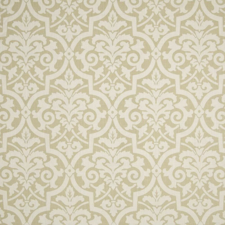 Valenti Damask Almond by Kasmir Fabric 1386 100% Cotton SPAIN 70,000 Wyzenbeek Double Rubs Horizontal: 13 5/8 inches and Vertical: 17 6/8 inches 54 - 56 - Fabric Carolina -