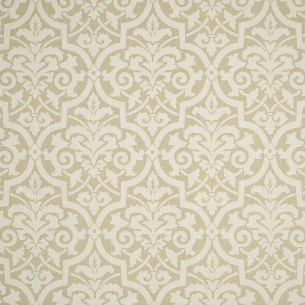 Valenti Damask Almond by Kasmir Fabric 1386 SPAIN 70,000 Wyzenbeek Double Rubs H: 13 5/8 inches, V:17 6/8 inches 54 - 56 - Fabric Carolina - Kasmir