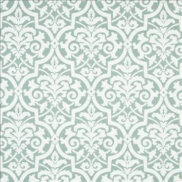 Valenti Damask Mist by Kasmir Fabric 1388 100% Cotton SPAIN 70,000 Wyzenbeek Double Rubs H: 13 5/8 inches, V: 17 6/8 inches 54 - 56 - Fabric Carolina - Kasmir