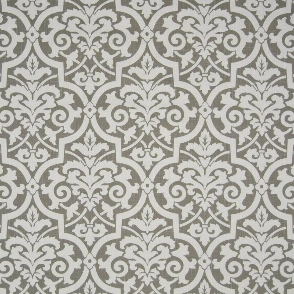 Valenti Damask Stone by Kasmir Fabric 1386 SPAIN 70,000 Wyzenbeek Double Rubs H: 13 5/8 inches, V:17 6/8 inches 54 - 56 - Fabric Carolina - Kasmir