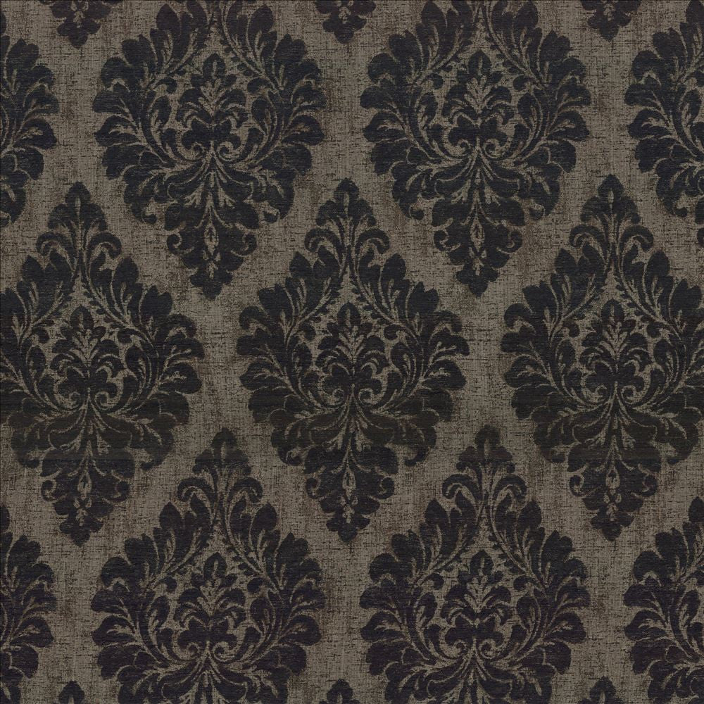 Valentino Damask Black Walnut  by Kasmir Fabric See sample 59% Viscose
23% Cotton
18% Polyester
 ITALY 12,000 Martindale Cycles </p><p>Repeat: Horizontal: 27 5/8 inches and Vertical: 26 7/8 inches 54  - Fabric Carolina -