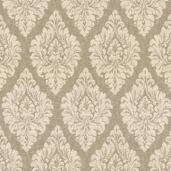 Valentino Damask Sand by Kasmir Fabric 8004 ITALY 12,000 Martindale Cycles H: 27 5/8 inches, V:26 7/8 inches 54 - 55 - Fabric Carolina - Kasmir
