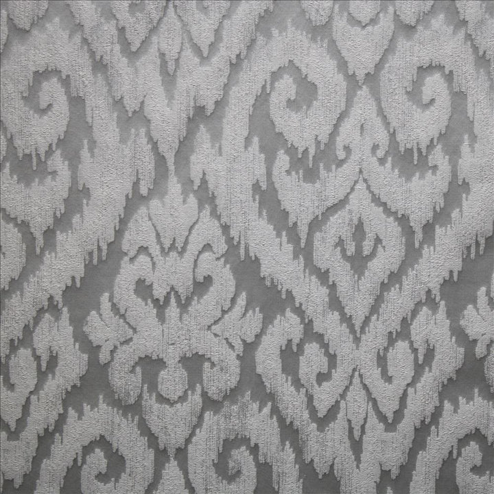 Valinda Platinum  by Kasmir Fabric 1478 53% Polyester 24% Cotton 23% Linen  INDIA  </p><p>Repeat: Horizontal: 14 inches and Vertical: 27 inches 55  - Fabric Carolina -