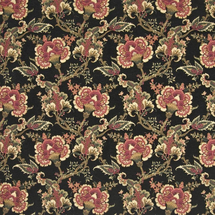 Valjean Black by Kasmir Fabric 1383 CHINA 28,000 Wyzenbeek Double Rubs H: 14 inches, V:17 inches 56 - Fabric Carolina - Kasmir